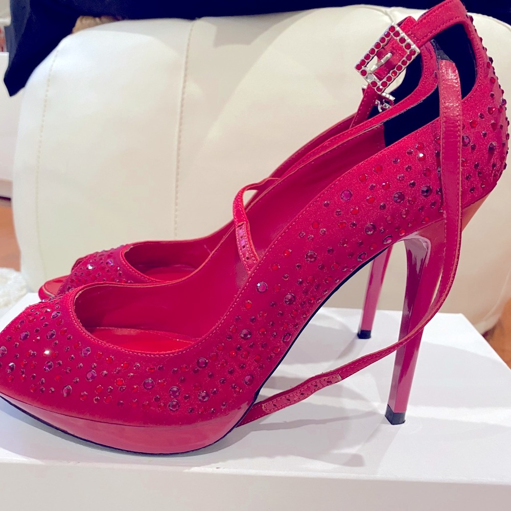 Fuchsia stiletto Karen Millen